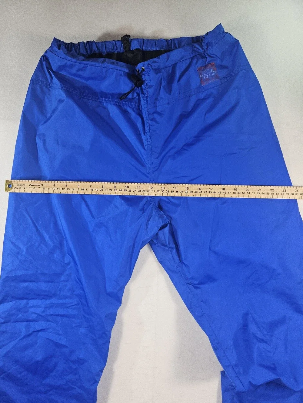 The North Face Vintage Blue Gore-Tex Windbreaker Drawstring Pants Sz L Made USA